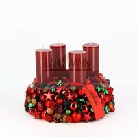 Bahlmann Adventskranz klein rot